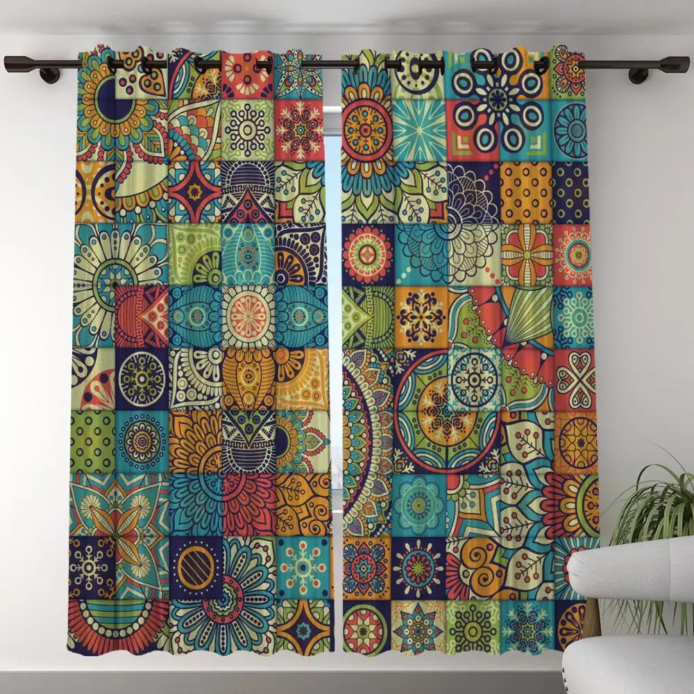 Modern Style Kawaii Cat Printing Blackout Curtains For Manufactured Hotel Home Used