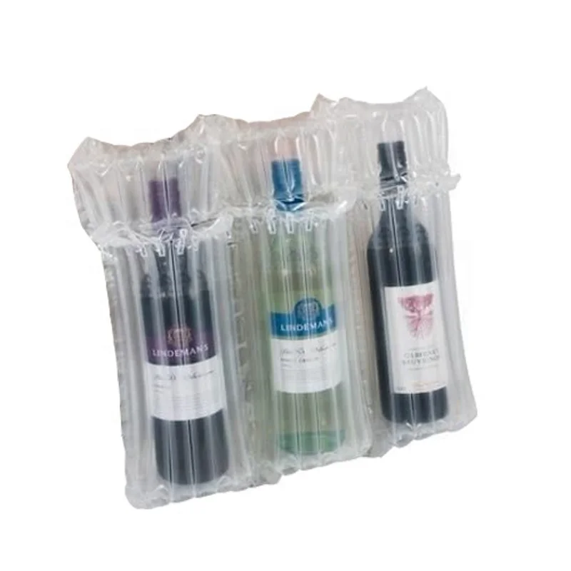 High Quality Air Column bags for wine bottle air inflatable bag packaging wine bottle protector