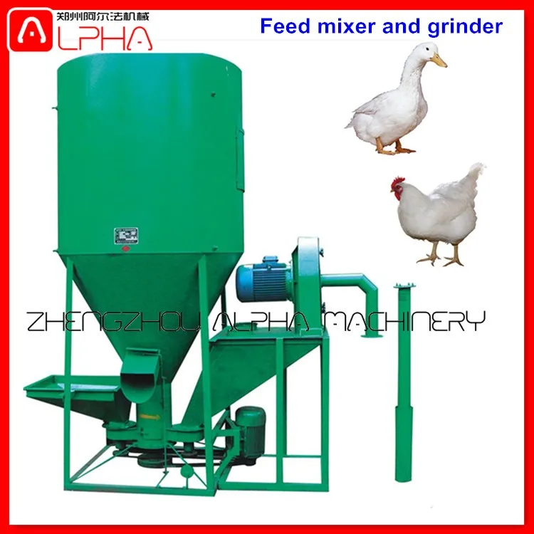 Camel feed grinder and mixer poultry feed grinder and mixer feed mill equipment