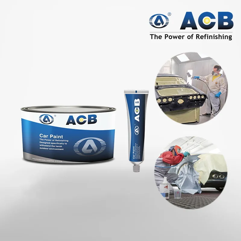 
ACB high quality car paint automotive paint company easy sanding polyester putty 