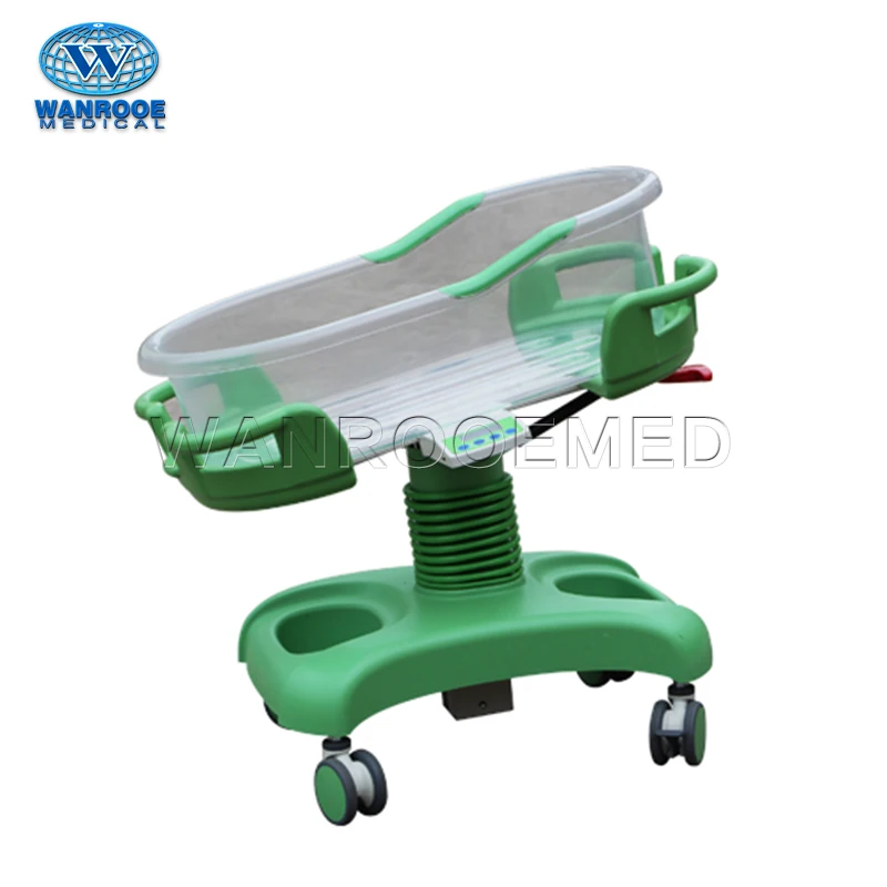 BBC006 Portable Mobile Plastic Medical Mothercare Children Bed Baby Cot Hospital Baby Crib