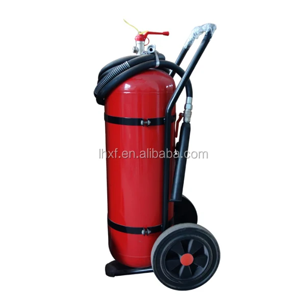 TROLLEY POWDER FIRE EXTINGUISHER, CE 25KG WHEELED FIRE EXTINGUISHER