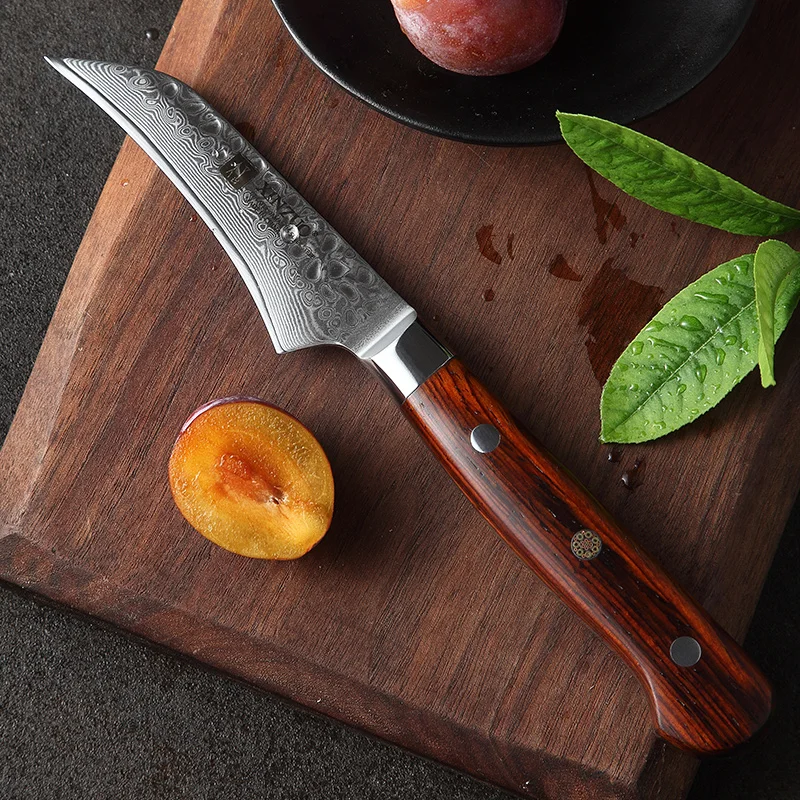 3.5 inch Damascus steel kitchen paring knife