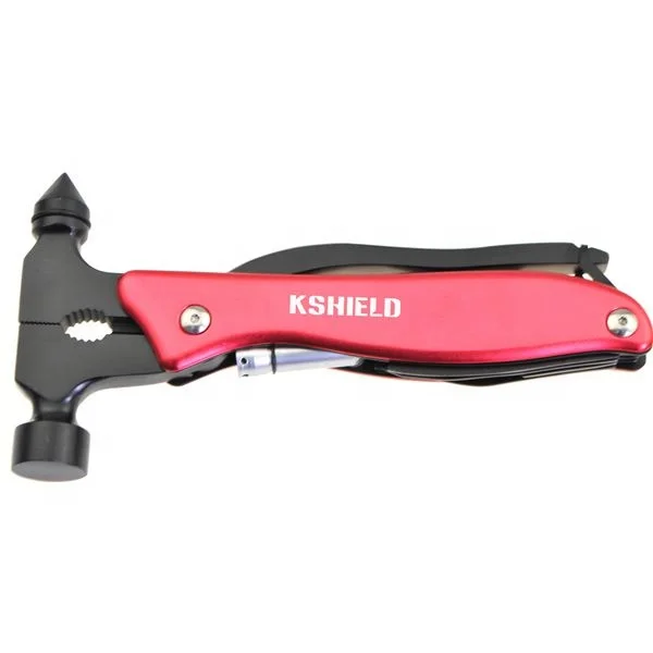 
New emergency Multi purposes functional tools Hammer with glass breaker Safety Hammer 