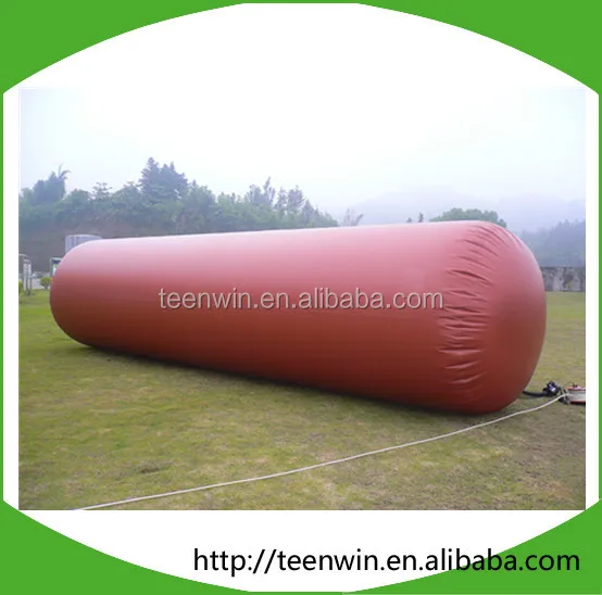 Soft biogas storage tank bag