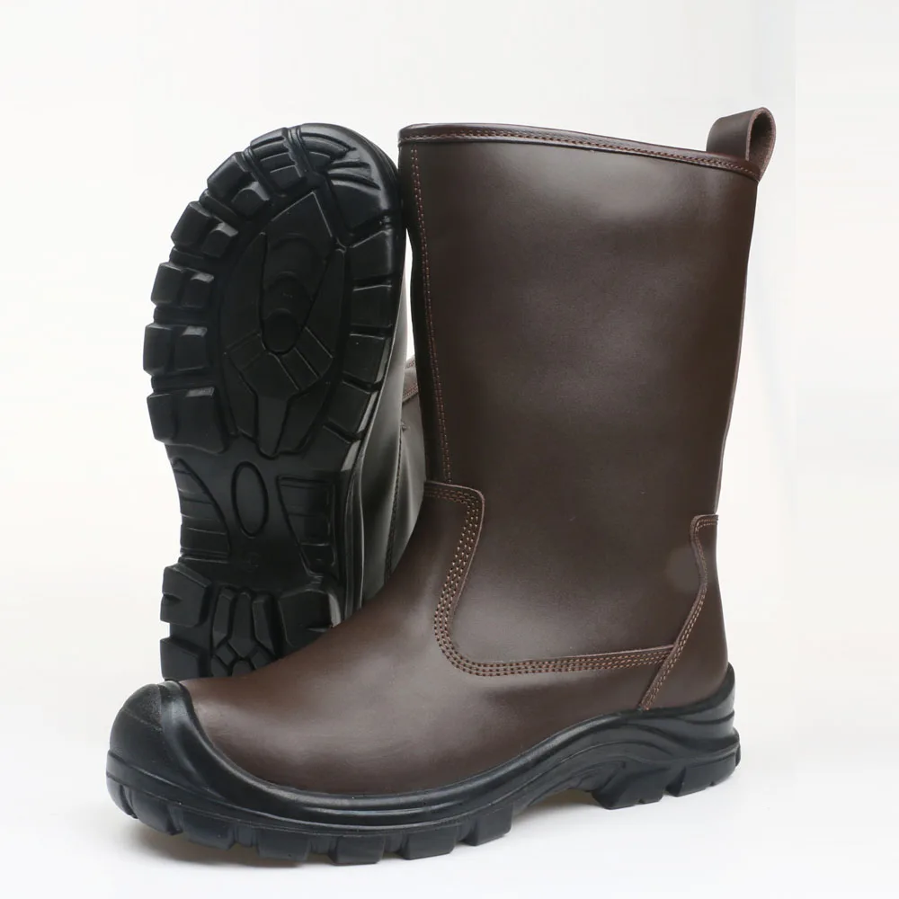 Protective Equipment Acid Resistant Esd Waterproof Steel Toe Cap PU Sole Men Working Safety Boots