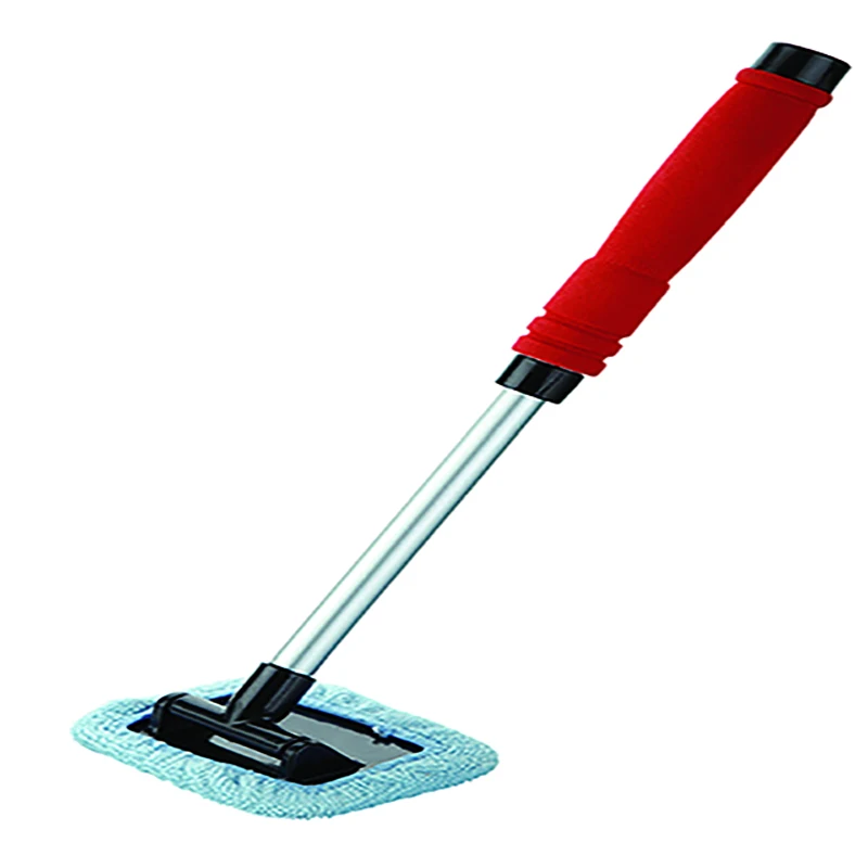 extendable microfiber pad car care window glass wiper wash brush car windshield dust brush