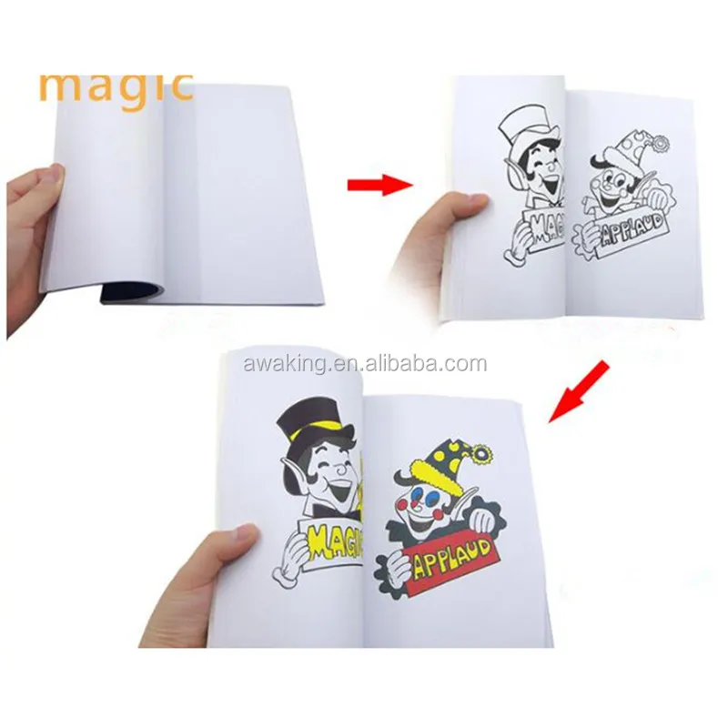 Детская волшебная раскраска Libros de мультяшная книга/комикс Добро пожаловать OEM ODM
