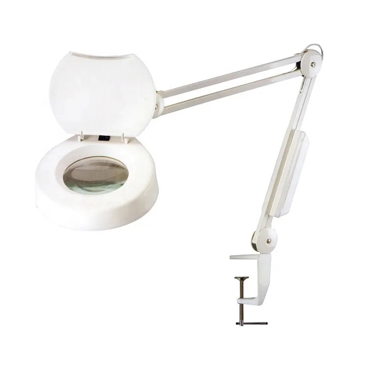 Beauty salon equipment led table magnifying lamp parts