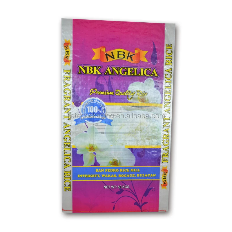 15kg 25kg 50kg bread flour, rice, corn, seed, fertilizer transparent pp woven bag