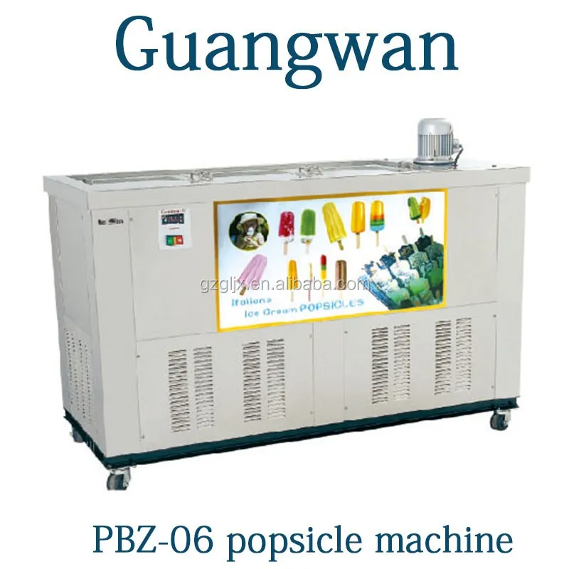 Popsicle Factory Ice Cream Machine Commercial Fit 6 Moulds Ice Candy Ice Lolly Popsicle Maker Machine PBZ-06N