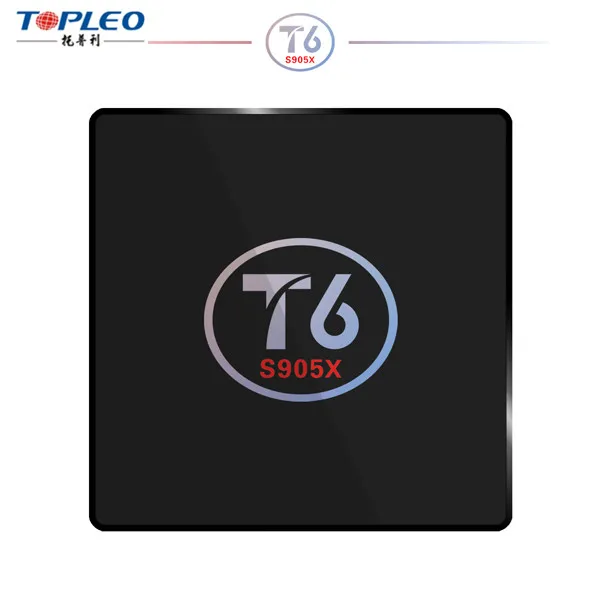 Надежное качество Docooler S905X T6 Android 6.0 Mini PC Amlogic Quad Core 64Bit 2 Г + 16 Г H.265 VP9 wi-fi