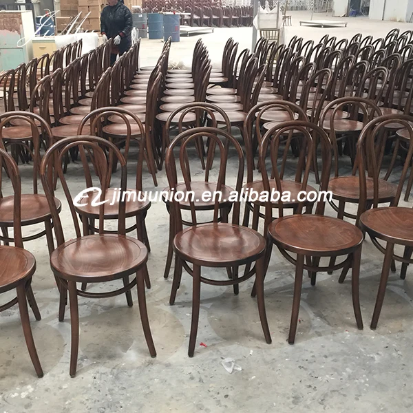 Antique Vintage Bentwood French Style Banquet Living Room Solid Wooden Dining Thonet Chair For Wedding Reception