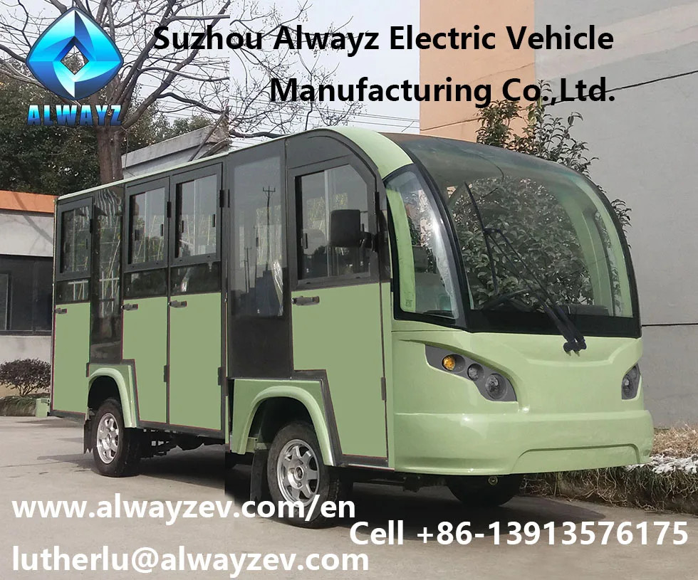 14-seater New energy CE approved Electric sightseeing bus AW6142KF