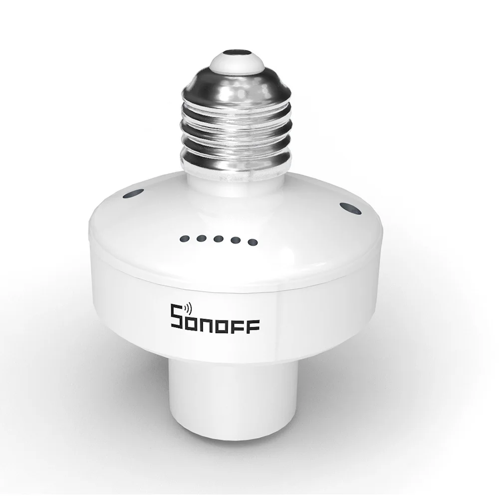 Умный держатель лампы SONOFF SlampherR2 с Wi-Fi E27 приложение/433 RF/LAN пульт дистанционного управления для автоматизации умного дома работает