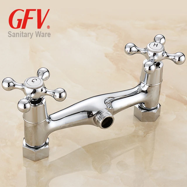 Griferia Wall mounted brass material high quality standard bathroom shower faucet mixer