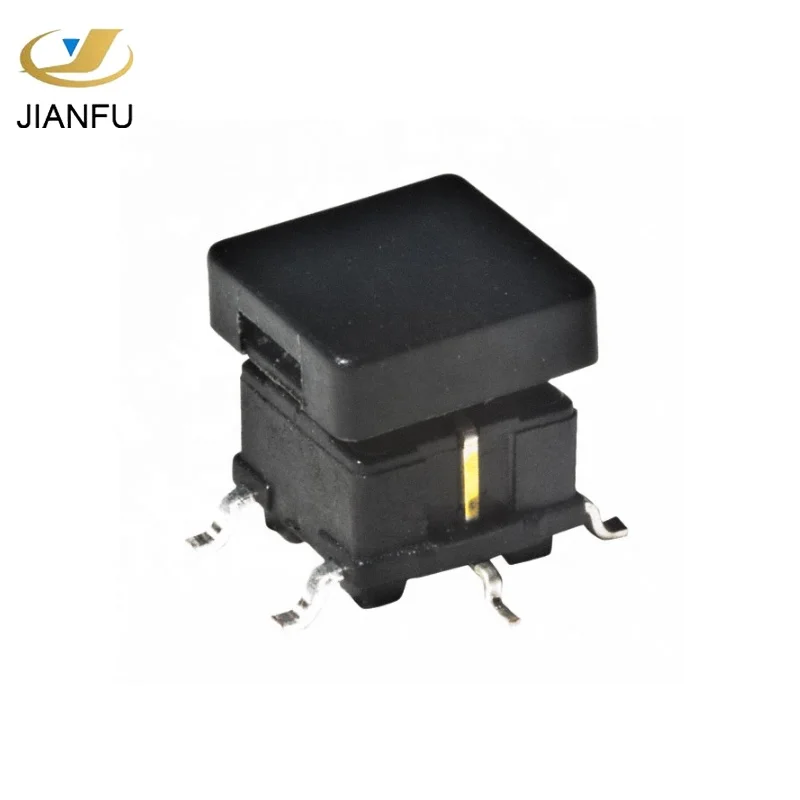 Spst на выключенном освещенном переключателе tact smd светодио дный
