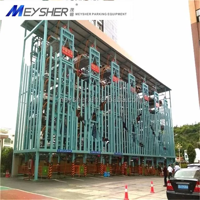 PLC control vertical rotary car parking system automated parking equipment smart parking lift with CE certification