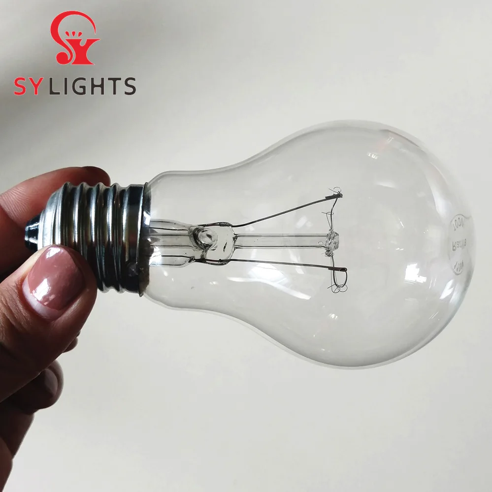 40 Вт 60 Вт 75 Вт 100 Вт 150 Вт 200 Вт фирменные прозрачные/матовые GLS лампочки BC ES B22 штыковая крышка/двухштырьковый baseScrew In