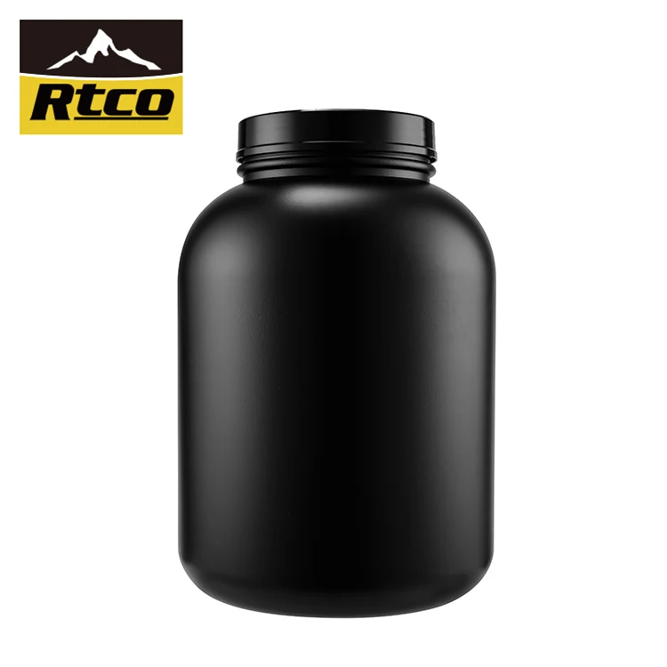 EU Standard Food Grade  RTCO  big bottle  4L, 7L, 8L   HDPE  Plain Plastic Bottle for Powder