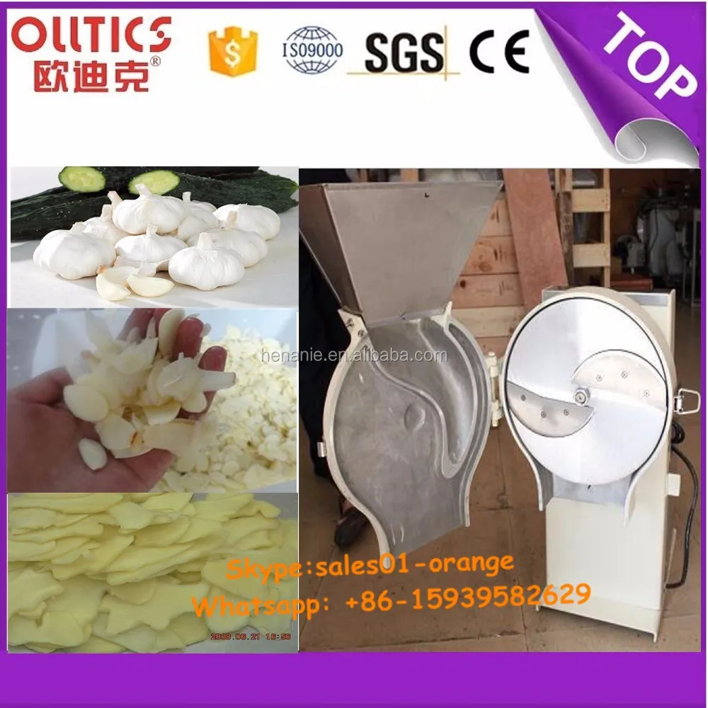 Garlic Slicer Machine / Ginger Slicing Machine / Onion Shallot Slicer for Sale
