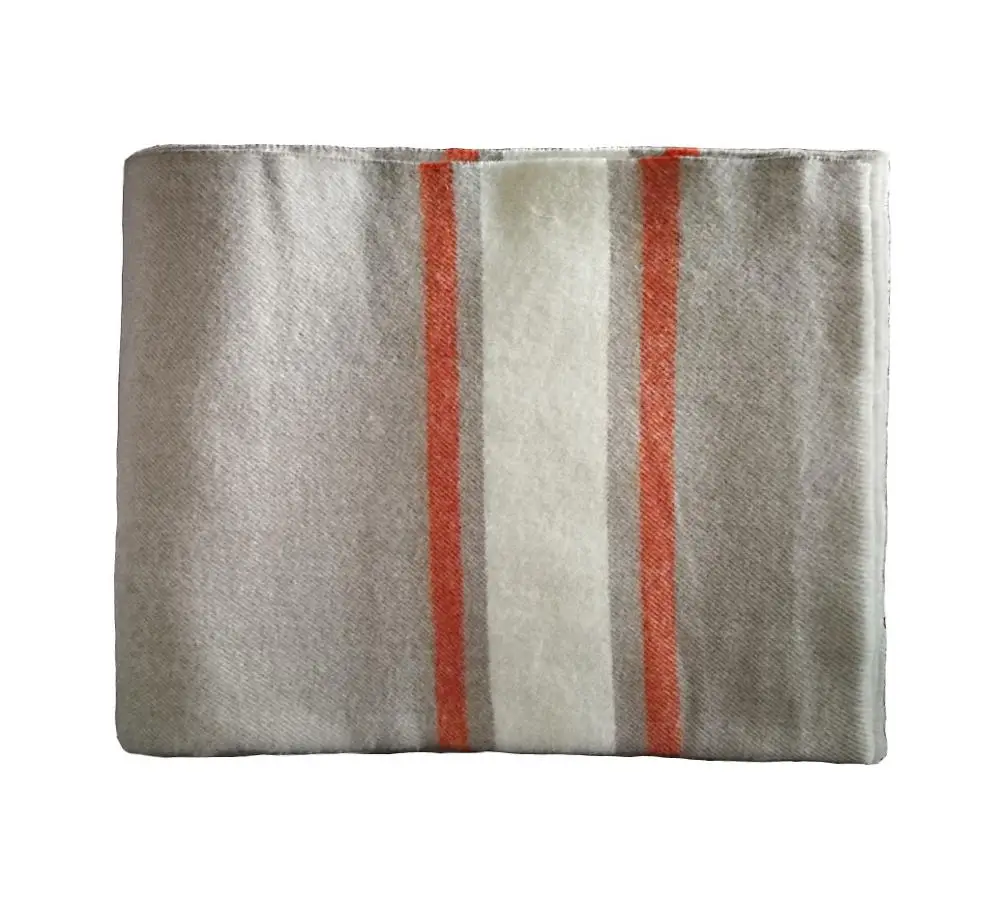 stripe warming merino wool throw blanket for home sofa travel