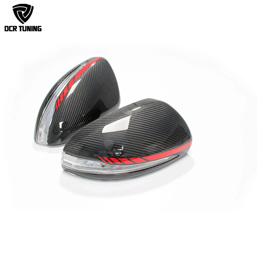 Replacement Style Carbon Fiber Mirror Cover For Mercedes Benz W205/W222 W238 CLS W257 LHD C63 2015+ C180 200 250 260