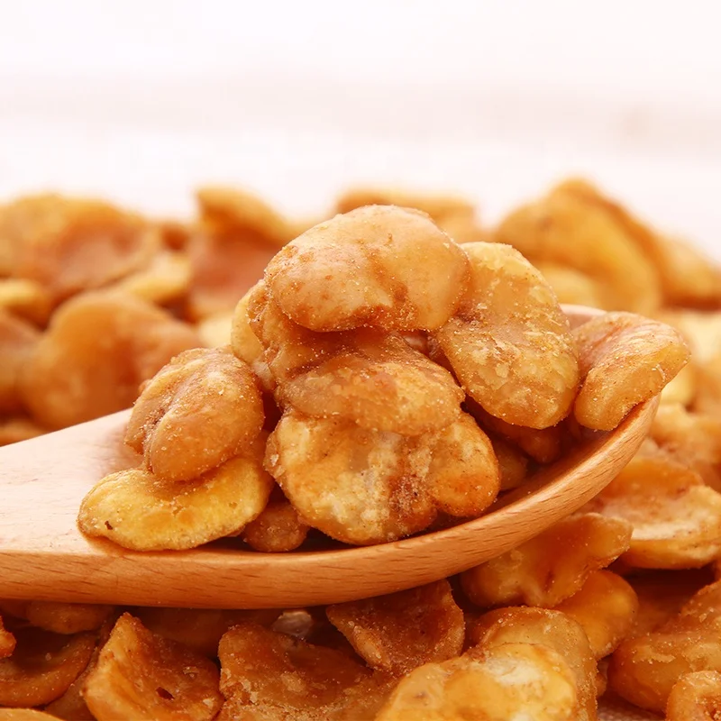 
Hot Sale 300g Fried Salted Spicy China Broad Bean Snack For Kids 