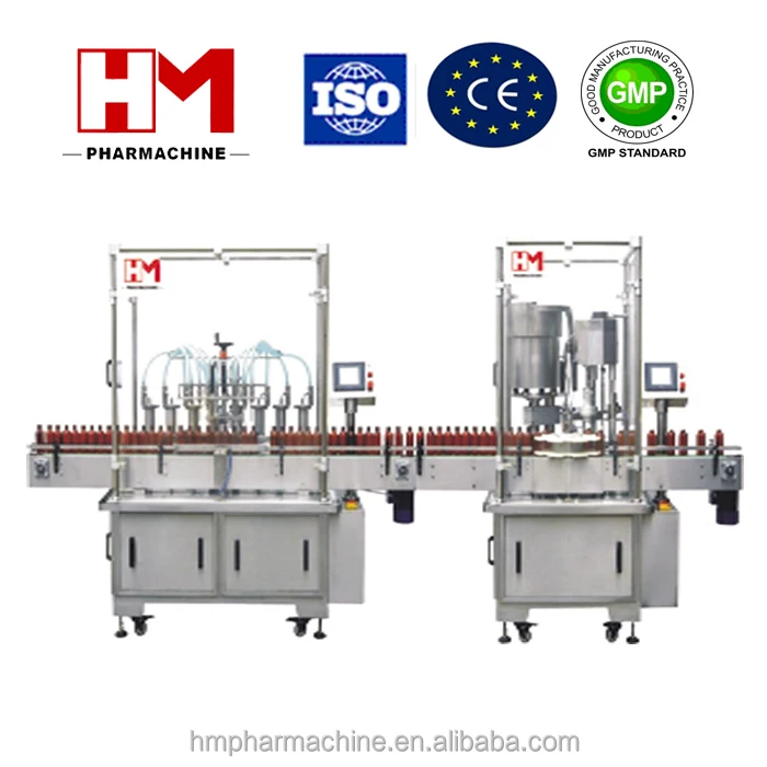 Linear Liquid Filling Line  CE GMP approved /EU cGMP Standard