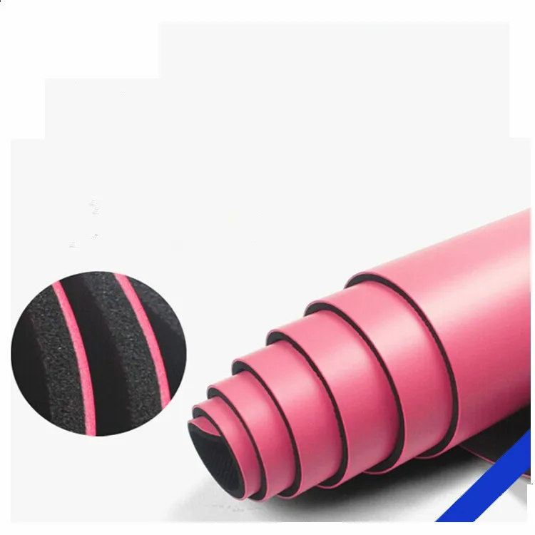 eco friendly non slip natural Pilates Fitness Mat Exercise PU leather yoga mat