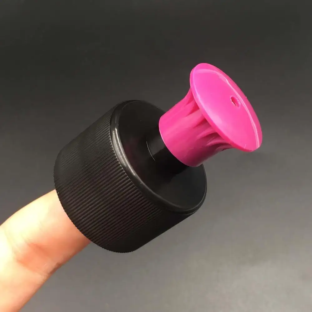 Plastic pull up screw cap push and pull caps customized 24/410 push pull cap for bottles