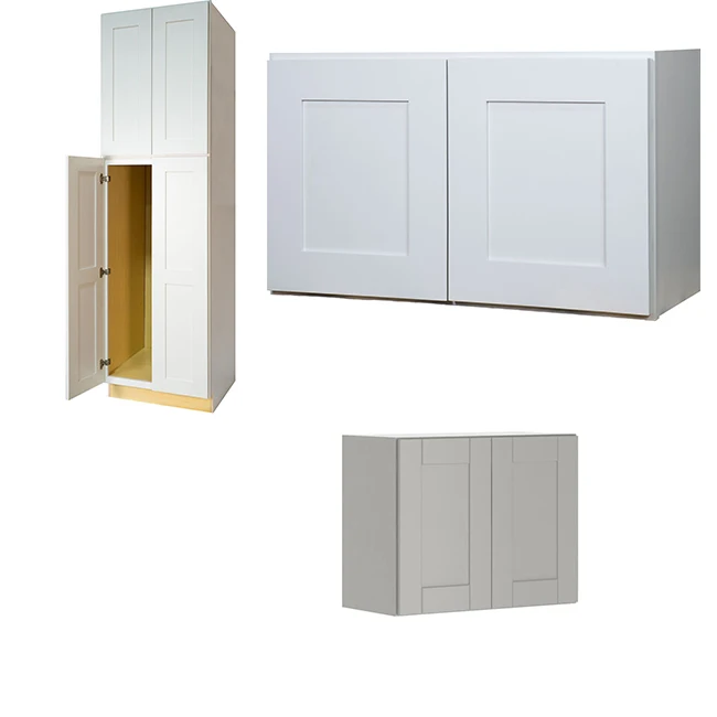 
White Shaker Kitchen Cabinets Builder In China 