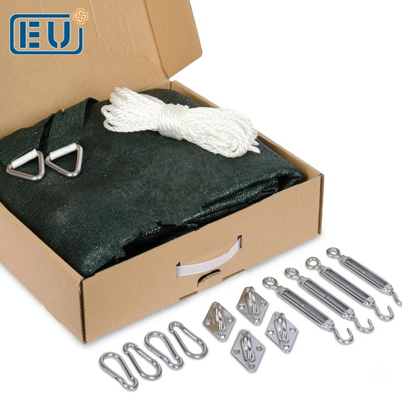 triangle sun shading net mesh triangle awning shade sail cloth for dust filter