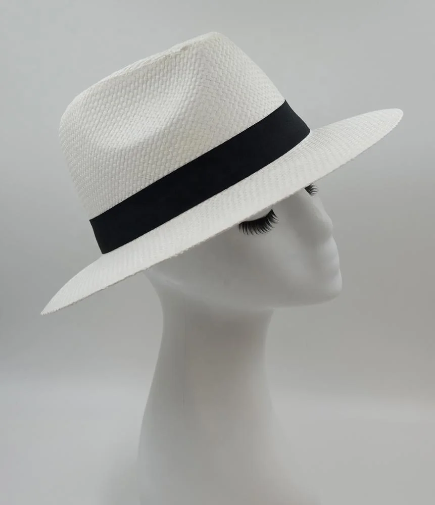 SH-0007 Summer Sun Paper Men Women Kids Straw White Panama Hat