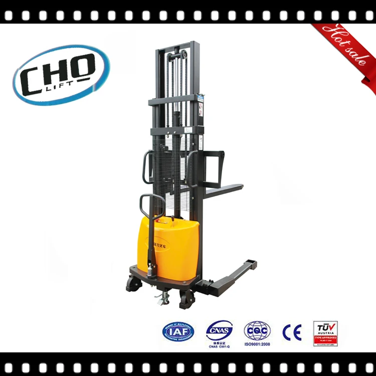 Ningbo Factory 1500kg 2000mm Hand Lift Pallet Stacker