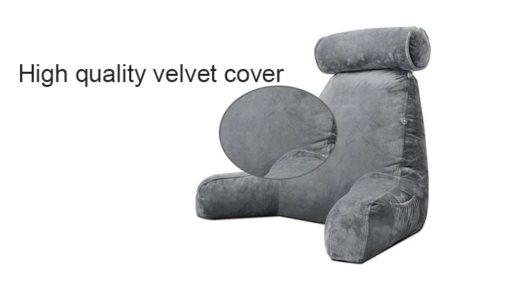 Home Fashions Bed rest pillow with arms read pillow/ ipad watching pillow