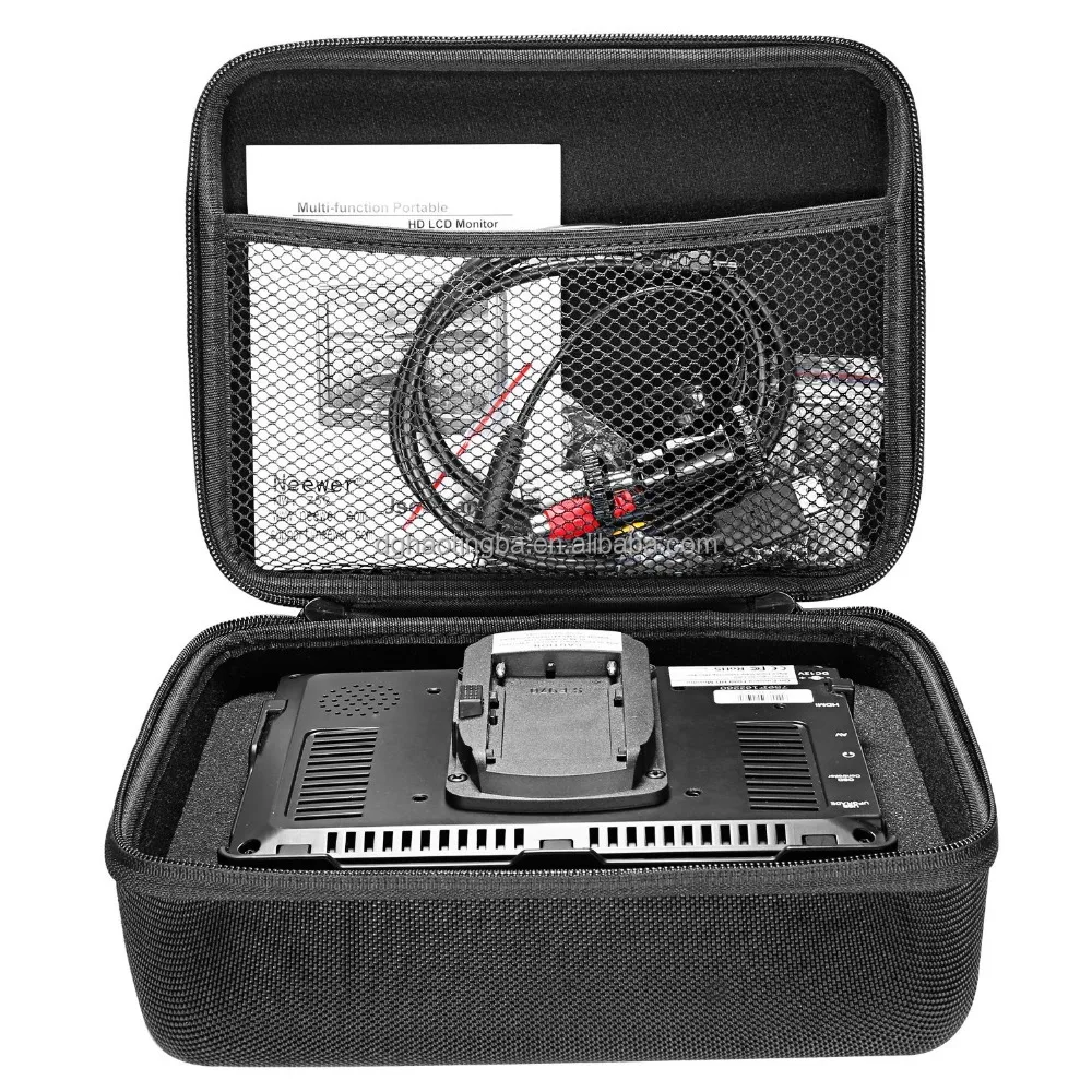 Чехол Vr EVA для хранения монитора, чехол с вырезом, кубическим блоком, поролоновая подкладка для NW759/760/74k Feelworld FW7