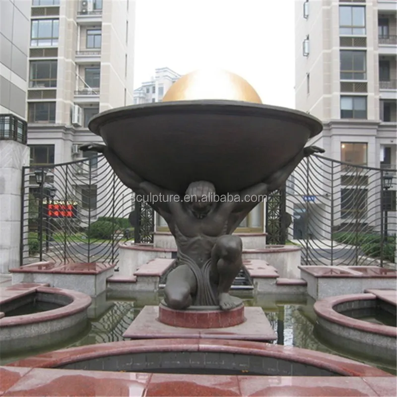 
 Большая антикварная имитация литой бронзовой скульптуры для продажи  