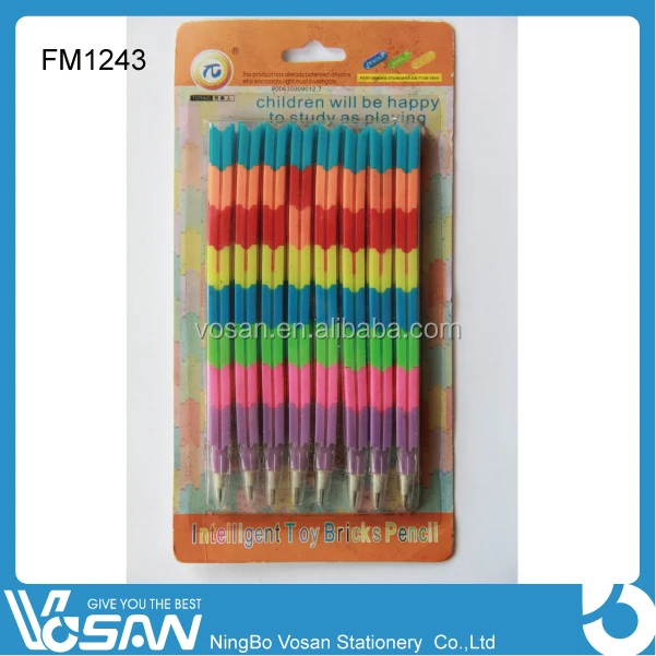 
School Colorful Bullet Pencil point Pencil Plastic Push Up Pencil  (60177249610)