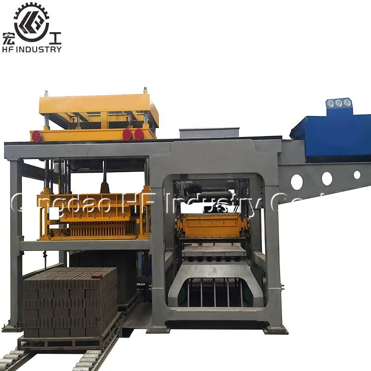 FREE BLOCK PALLET BLOCK MACHINERY QT18-15 automatic concrete cement solid hollow paver block making machine