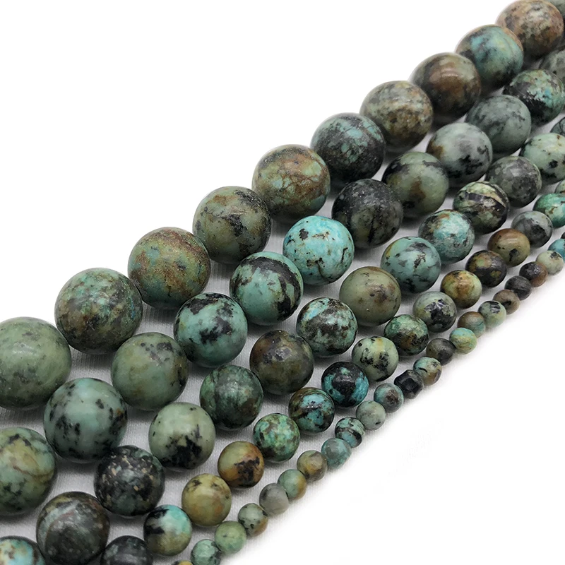 New arrivals natural african turquoise beads for jewelry making stone beads natural stone (AB1665)
