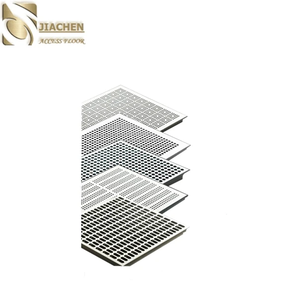 perforated raised panel ventilated floor steel air flow panel