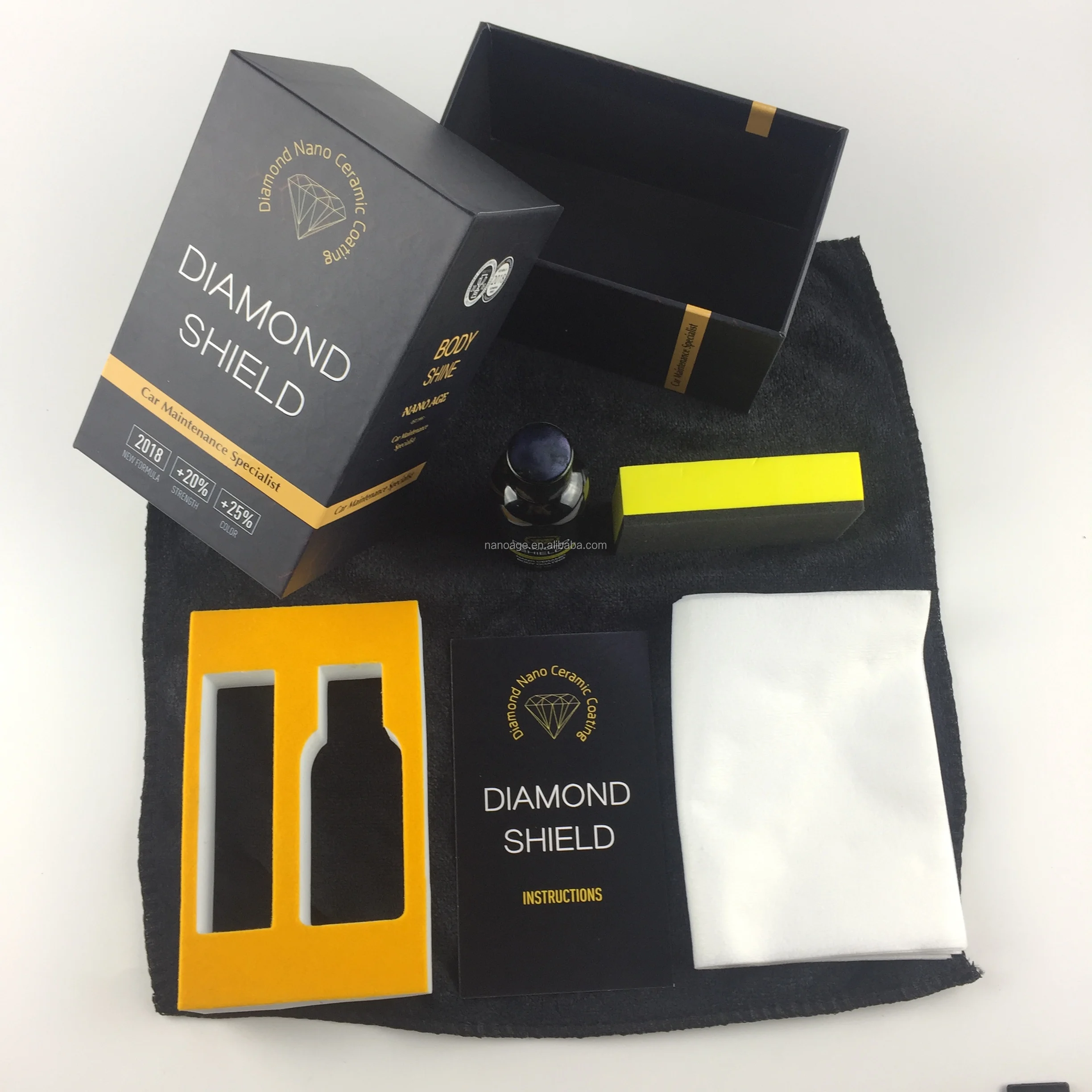 Nano Ceramic Coating Protect  Protection Hydrophobic Nano Coating kit Premium 9H Diamond Hardness Car Paint Protection