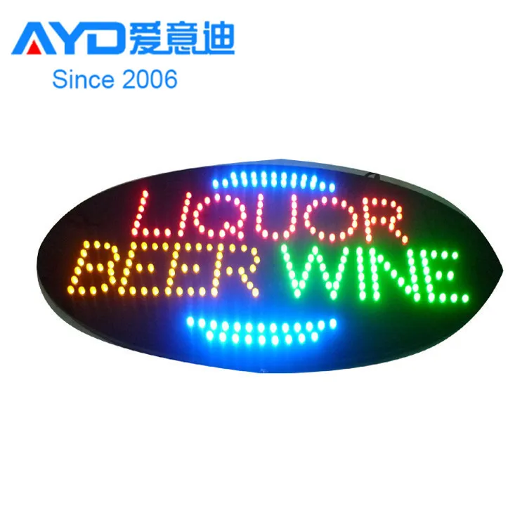 Hot Cake Flasher Liquor Shop LED Advertising Screen Indoor LED Display Factory Supplier