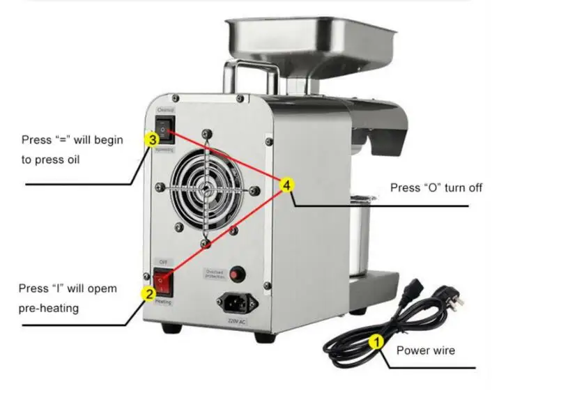 New product screw mini home use oil press machine for sesame peanut and coconut oil