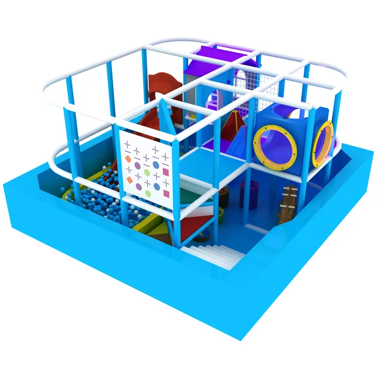 
Well Designed lovely indoor playground kids ball pool + slide activities with Quality Assurance 