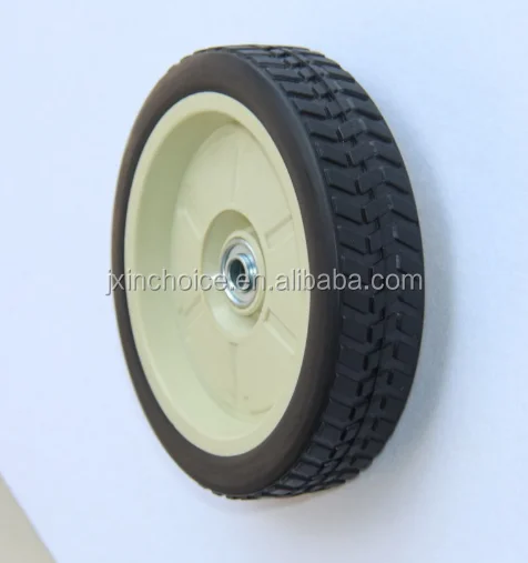 hot sale 200 50 100 solid rubber wheel for lawnmower