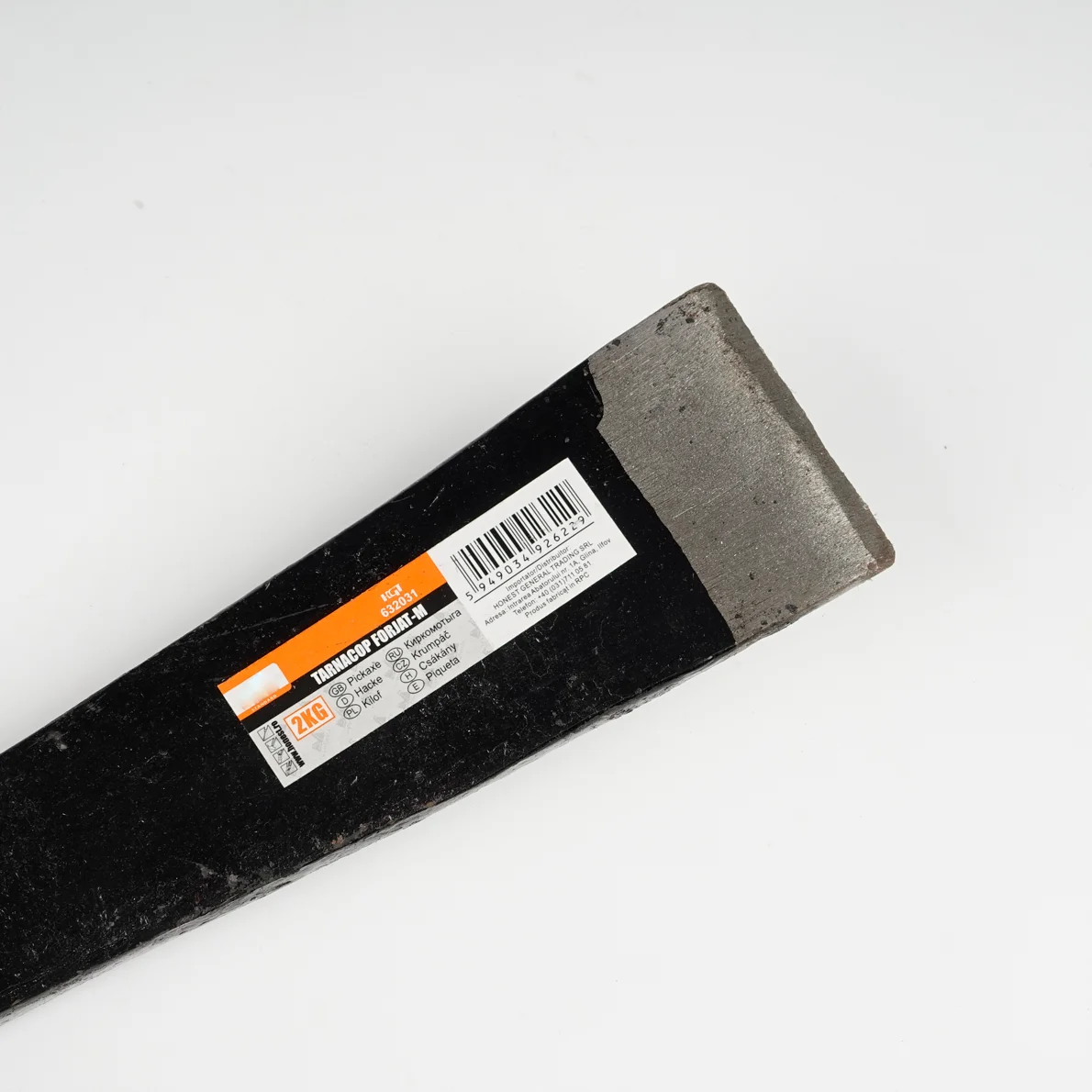 2KG Hot Satle Heated and Tempered Forged Steel Pick Mattock Head Garden STEEL PICK