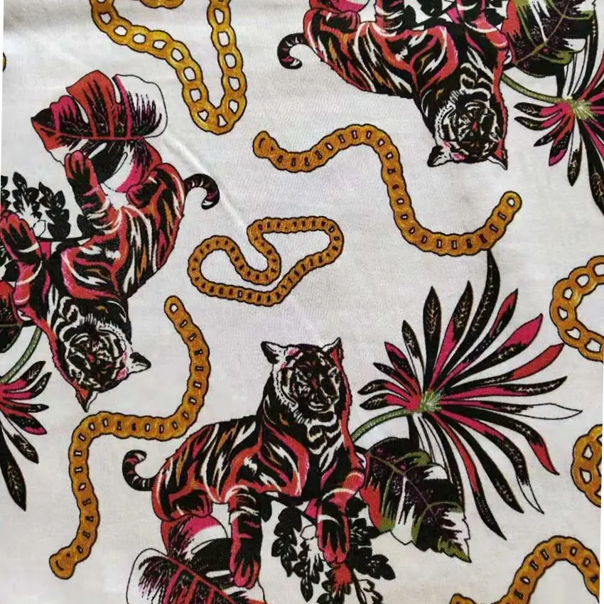 PRINTED  BENGALINE  FABRIC FOR  MAKING  GARMENT