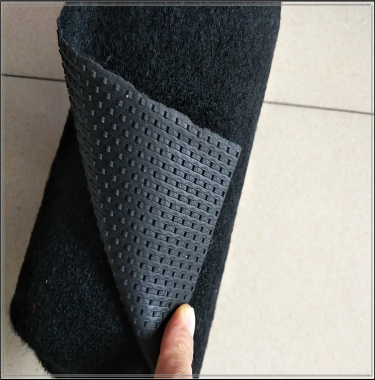 new felt car carpet with pvc nail backing